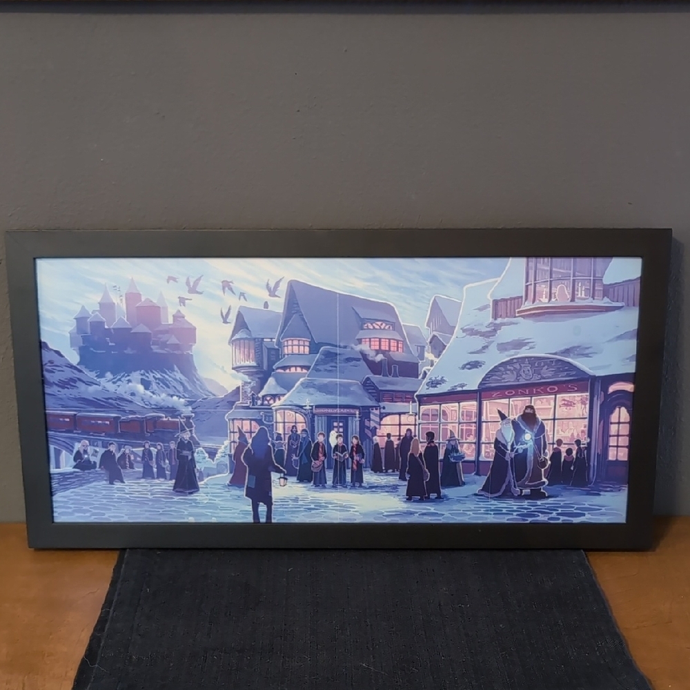 Harry Potter Hogsmeade Exclusive Framed Poster